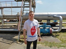 Участник донорской акции Виталий Поляков, филиал "Саратоворгдиагностика"